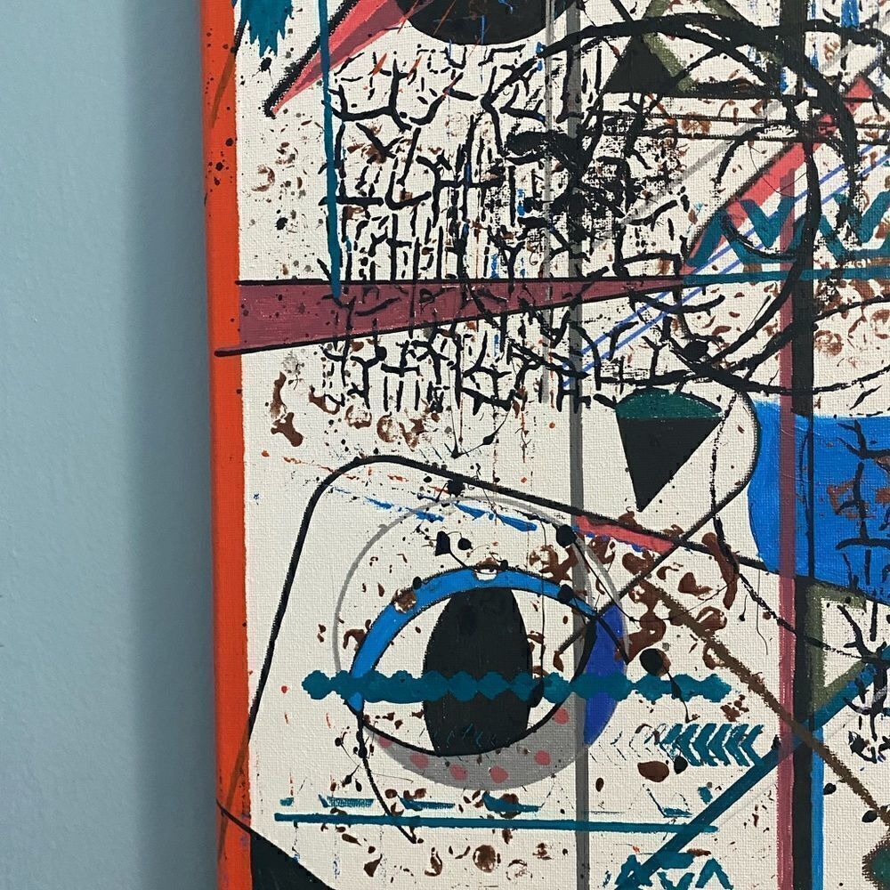 ABSTRACT PAINTING 16x20   - Picture 5 of 5